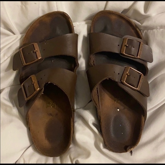 Birkenstock Sandal Leather SIZE 4.5 US - Picture 2 of 4